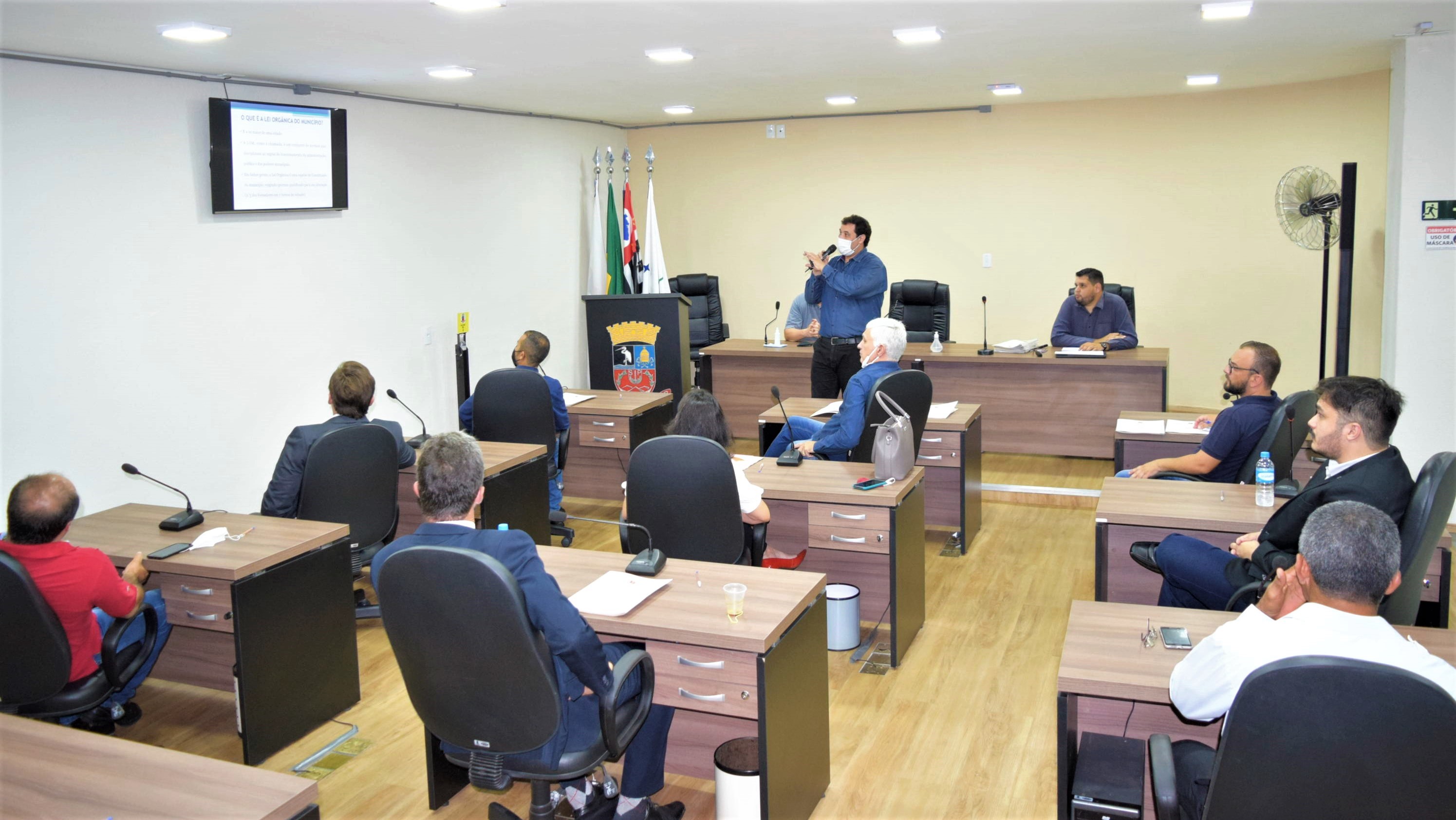 Reunião com vereadores eleitos